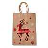 Christmas Theme Hot Stamping Rectangle Paper Bags LS-CARB-F011-02B-2