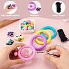 DIY Rings & Bees Silicone Pendant Decoration Making Kit DIY-TA0010-11-3