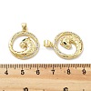 Brass Micro Pave Cubic Zirconia Pendants KK-Z098-01G-01-3
