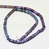 Electroplate Non-magnetic Synthetic Hematite Heishi Beads Strands G-J171B-3x3mm-01-2