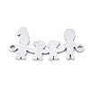 Tarnish Resistant 201 Stainless Steel Links connectors LS-X-STAS-T044-26P-2