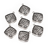 Tibetan Style Alloy Tree Pendants TIBEP-GC172-AS-NR-1