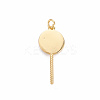 Brass Enamel Pendants KK-S362-033G-NR-2