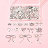 80Pcs 16 Styles Tibetan Style Alloy Pendants TIBEP-FS0001-31-8