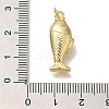 Rack Plating Brass Micro Pave Cubic Zirconia Pendants KK-I720-66G-3