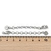 Brass Ends with Chains KK-P283-32P-3