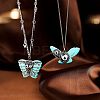 6Pcs 3 Style Synthetic Turquoise Pendants TURQ-NB0001-04-3