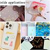8Pcs 2 Styles Brass Self-Adhesive Picture Stickers STIC-OC0001-02-6