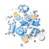 Handmade Polymer Clay Cabochons and Plastic Beads for DIY Jewelry Making Findings CLAY-B007-04I-2
