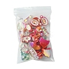 24Pcs 12 Styles UV Plating Acrylic Beads FIND-FS0002-65-6