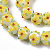 Handmade Lampwork Beads Strands LAMP-N021-001G-3