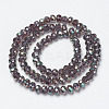 Electroplate Glass Beads Strands EGLA-A034-T2mm-J03-2