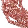 Natural Strawberry Quartz Beads Strands G-P622-B01-01-4