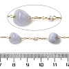 Handmade Natural Aventurine Nuggets Beaded Chains CHC-F020-04G-03-2