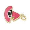 Halloween Theme Brass Enamel Pendants LS-KK-L248-01G-08-2