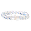 Opalite Round Beads Stretch Bracelets LS-YG0612-15-1