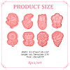 Valentine's Day PP Plastic Cookie Cutters DIY-HY0003-56B-2