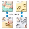 Tarnish Resistant 304 Stainless Steel Cookie Cutters DIY-E012-04-2