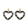 Rack Plating Brass Micro Pave Colorful Cubic Zirconia Pendants KK-D073-07G-05-1