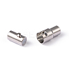Brass Locking Tube Magnetic Clasps LS-MC078-2