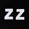 Natural Freshwater Shell Letter Charms BSHE-ZX007-02Z-1