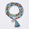 Natural Gemstone Beads Necklaces LS-NJEW-F147-B02-3
