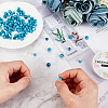114Pcs Synthetic Ocean White Jade Beads DIY Stretch Bracelets Making Kits DIY-FH0003-89-3