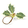 Christmas Theme Iron Napkin Rings AJEW-G062-01D-3