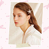 4Pcs 2 Colors Zinc Alloy Hair Barrettes PHAR-SP0001-24-6