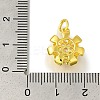 Rack Plating Brass Micro Pave Clear Cubic Zirconia Pendant KK-H485-14G-3