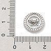 Rack Plating Brass Micro Pave Clear Cubic Zirconia Buttons KK-K293-12A-P-3