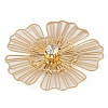 Brass Cobochons KK-L219-09G-01-2