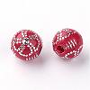 Plating Acrylic Beads PACR-Q113-06-2