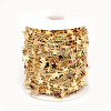 Soldered Brass Curb Chains KK-S335-09G-2
