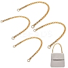 4Pcs 2 Styles Aluminum Chain Bag Strap AJEW-SZ0001-69-1