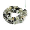 Natural Prehnite Beads Strands G-N347-17A-04-3