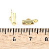 SHEGRACE Brass Slide On End Clasp Tubes XGRQ1R818-355G-3