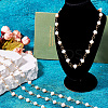 1 Strand Handmade Cultured Freshwater Pearl Beaded Chains AJEW-TA0001-93-7