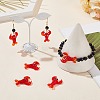 6Pcs Handmade Lampwork Beads LAMP-NB0002-07-5