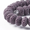 Natural Lava Rock Beads Strands G-F671-01A-15-3