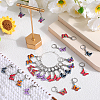 Alloy Enamel Pendant Decorations HJEW-SC00050-4