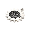 Alloy Enamel Pendants FIND-V001-02P-01-2