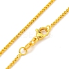 Brass Wheat Chain Necklaces for Women NJEW-G084-21G-2