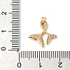 Brass Micro Pave Cubic Zirconia Pendants KK-G503-44G-3