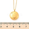 304 Stainless Steel Clear Cubic Zirconia Constellation Pendant Necklaces NJEW-R021-02G-08-5
