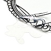 10Pcs 10 Styles Vintage Lace Waterproof PET Stickers Sets LS-DIY-M066-05E-6