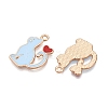 Alloy Enamel Pendants ENAM-T020-59D-2