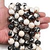 Natural Zebra Jasper Beads Strands G-C249-A15-16mm-1