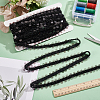 5 Yards Paillette with Glass Seed Bead Ribbons OCOR-BC0007-67A-5