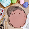 4Pcs 2 Colors Plywood Crochet Basket Base DIY-PH0031-94-2